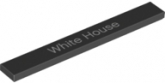 LEGO Tegel 1x8 White House LEGO Tegel 1x8 White House