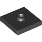 LEGO Plaat 2x2 met Nop ZWART (100 stuks) LEGO Plaat 2x2 met Nop ZWART (100 stuks)