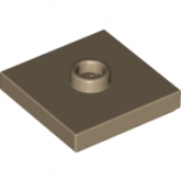 LEGO Plaat 2x2 met Nop DONKERBEIGE (100 stuks) LEGO Plaat 2x2 met Nop DONKERBEIGE (100 stuks)