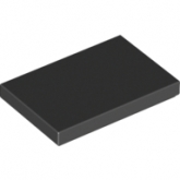 LEGO Tegel 2x3 ZWART (100 stuks) LEGO Tegel 2x3 ZWART (100 stuks)