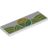 LEGO Tegel 2x6 Heuvels en Zon LEGO Tegel 2x6 Heuvels en Zon