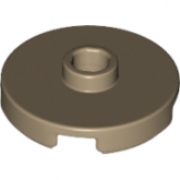LEGO Tegel Rond 2x2 met Nop DONKERBEIGE (100 stuks) LEGO Tegel Rond 2x2 met Nop DONKERBEIGE (100 stuks)