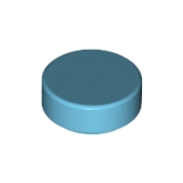 LEGO Tegel Rond 1x1 AZUURBLAUW (100 stuks) LEGO Tegel Rond 1x1 AZUURBLAUW (100 stuks)