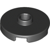 LEGO Tegel Rond 2x2 met Nop ZWART (100 stuks) LEGO Tegel Rond 2x2 met Nop ZWART (100 stuks)