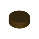 LEGO Tegel Rond 1x1 DONKERBRUIN (100 stuks) LEGO Tegel Rond 1x1 DONKERBRUIN (100 stuks)