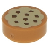 LEGO Tegel Rond 1x1 Koekje met Choco Topping (10 stuks) LEGO Tegel Rond 1x1 Koekje met Choco Topping (10 stuks)