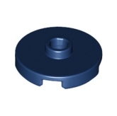 LEGO Tegel Rond 2x2 met Nop DONKERBLAUW (100 stuks)