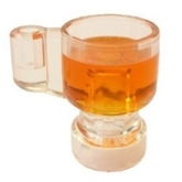 LEGO Tea glass TRANSPARENT ORANGE LEGO Tea glass TRANSPARENT ORANGE
