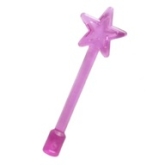 LEGO Toverstok TRANSPARANT DONKERROZE (10 stuks) LEGO Toverstok TRANSPARANT DONKERROZE (10 stuks)