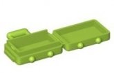 LEGO Trolley Koffer LIMEGROEN LEGO Trolley Koffer LIMEGROEN