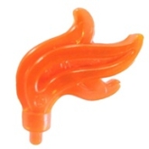 LEGO Plume Feather TRANSNEON-ORANGE (100 pcs)
