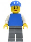 LEGO Vrouw met Blauw Shirt (PLN116)