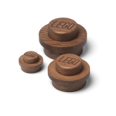 LEGO Wall Hanger Set DARK OAK WOOD