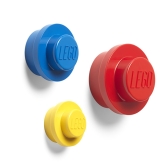 LEGO Wandhaak Set ROOD-BLAUW-GEEL LEGO Wandhaak Set ROOD-BLAUW-GEEL