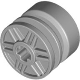 LEGO Wiel 18mm Dx14mm As LICHTGRIJS (100 stuks) LEGO Wiel 18mm Dx14mm As LICHTGRIJS (100 stuks)