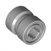 LEGO Wiel 8Dx9 LICHTGRIJS (100 stuks)
