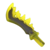 LEGO Zwaard Gekarteld TRANSPARANT NEON GROEN (10 stuks) LEGO Zwaard Gekarteld TRANSPARANT NEON GROEN (10 stuks)