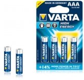 VARTA Alkaline Batterij AAA (4 stuks)