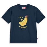 LEGO T-shirt DONKERBLAUW (LWTAJ 214 - Maat 122)