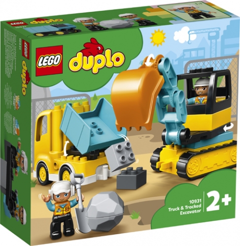 duplo digger and truck