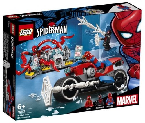 Lego Marvel Super Heroes Spider Man Bike Rescue Lego 76113