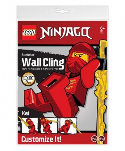 Lego Ninjago Red Kai Character Custom Wall Decals 3D Wall Stickers Art ST256