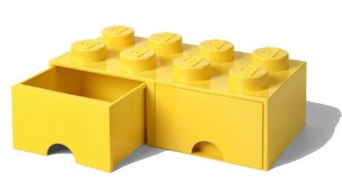 LEGO Brick Drawer 8 YELLOW 