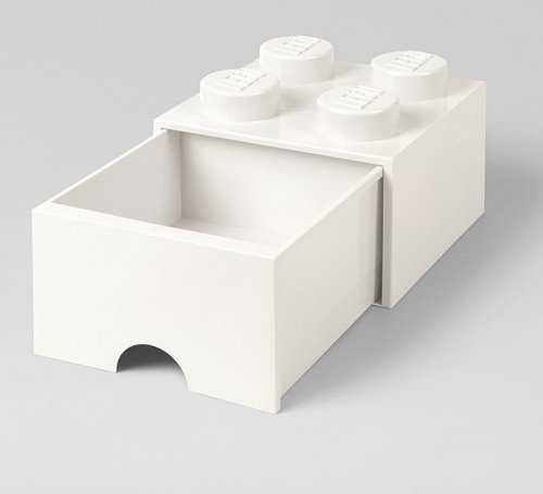 Lego Brick Drawer 4 White 5711938029463 Brickshop Holland B V