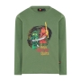LEGO T-shirt Ninjago DARK KHAKI GREEN (LWTAYLOR 714 - Size 134)