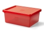 LEGO Opbergbox Sort&Store M TRANSPARANT ROOD LEGO Opbergbox Sort&Store M TRANSPARANT ROOD