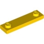 LEGO Plaat 1x4 met 2 Noppen GEEL (100 stuks) LEGO Plaat 1x4 met 2 Noppen GEEL (100 stuks)
