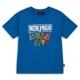 LEGO T-shirt Ninjago BLAUW (LWTAFFY 621 - Maat 140)