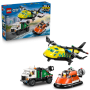 LEGO 60505 Vliegtuig, Servicewagen en Hovercraft Remix