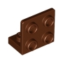 LEGO Bracket Inverted 1x2 - 2x2 BRUIN (100 stuks)
