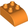 DUPLO Steen 2x3 Afgerond ORANJE (100 stuks) DUPLO Steen 2x3 Afgerond ORANJE (100 stuks)