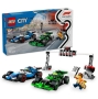 LEGO 60474 F1 Grid met VCARB en Sauber Racewagens LEGO 60474 F1 Grid met VCARB en Sauber Racewagens