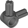 LEGO As en Pin Haaks Connector DONKERGRIJS (100 stuks) LEGO As en Pin Haaks Connector DONKERGRIJS (100 stuks)