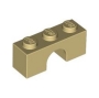 LEGO Boog 1x3 BEIGE (100 stuks)