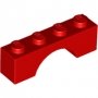 LEGO Boog 1x4 ROOD (10 stuks)
