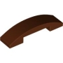 LEGO Boog 4x1 Dubbel BRUIN (100 stuks)