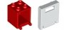 LEGO Brievenbus met Deur WIT-ROOD (10 stuks) LEGO Brievenbus met Deur WIT-ROOD (10 stuks)