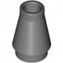 LEGO Cone 1x1 DONKERGRIJS (100 stuks) LEGO Cone 1x1 DONKERGRIJS (100 stuks)