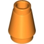 LEGO Cone 1x1 ORANJE (100 stuks)