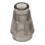LEGO Cone 1x1 TRANSPARANT ZWART (100 stuks) LEGO Cone 1x1 TRANSPARANT ZWART (100 stuks)