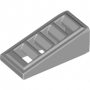 LEGO Dakpan 18 2x1x2/3 met Rooster LICHTGRIJS (100 stuks) LEGO Dakpan 18 2x1x2/3 met Rooster LICHTGRIJS (100 stuks)