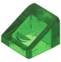 LEGO Dakpan 30 1x1 TRANSPARANT GROEN (100 stuks) LEGO Dakpan 30 1x1 TRANSPARANT GROEN (100 stuks)