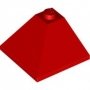LEGO Dakpan 33 3x3 Hoek ROOD (10 stuks)