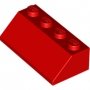 LEGO Dakpan 45 2x4 ROOD (100 stuks) LEGO Dakpan 45 2x4 ROOD (100 stuks)
