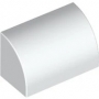 LEGO Dakpan 1x2 Gebogen WIT (100 stuks) LEGO Dakpan 1x2 Gebogen WIT (100 stuks)
