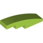 LEGO Dakpan 4x1 Gebogen LIMEGROEN (100 stuks) LEGO Dakpan 4x1 Gebogen LIMEGROEN (100 stuks)